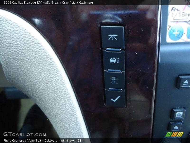 Stealth Gray / Light Cashmere 2008 Cadillac Escalade ESV AWD