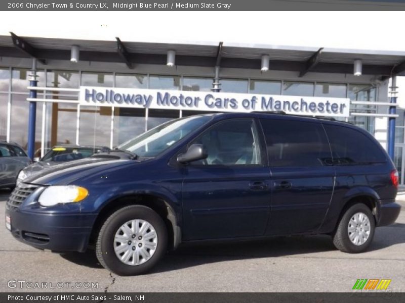 Midnight Blue Pearl / Medium Slate Gray 2006 Chrysler Town & Country LX