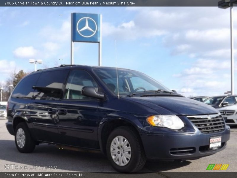 Midnight Blue Pearl / Medium Slate Gray 2006 Chrysler Town & Country LX