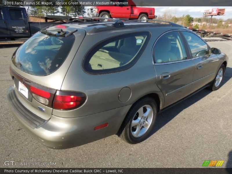Spruce Green Metallic / Medium Parchment 2001 Ford Taurus SE Wagon