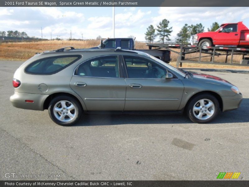 Spruce Green Metallic / Medium Parchment 2001 Ford Taurus SE Wagon