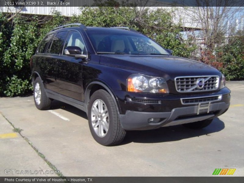 Black / Beige 2011 Volvo XC90 3.2