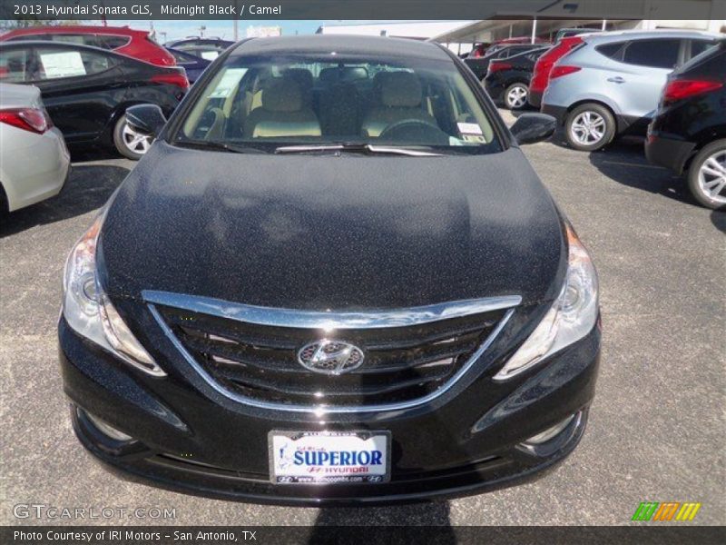 Midnight Black / Camel 2013 Hyundai Sonata GLS