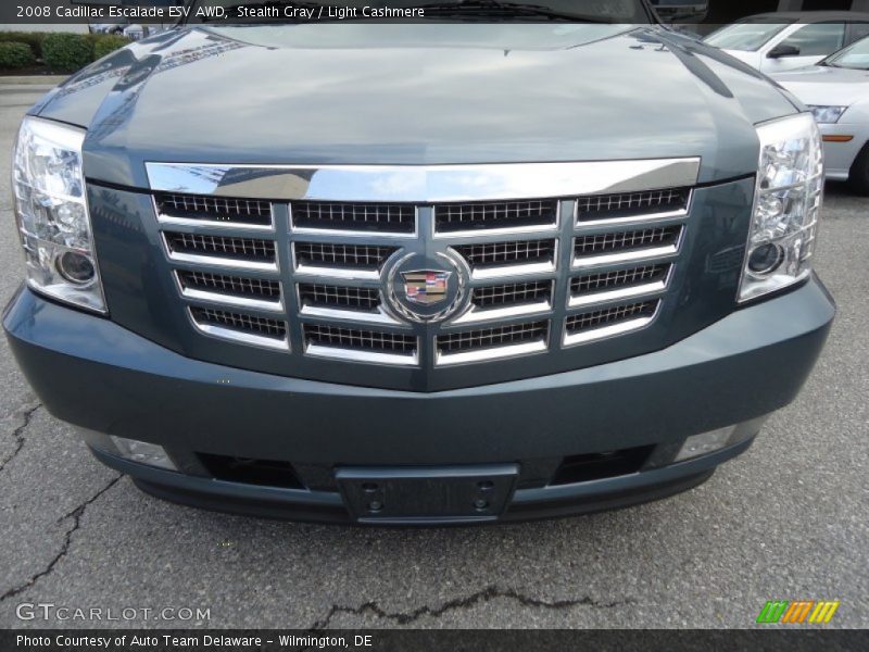 Stealth Gray / Light Cashmere 2008 Cadillac Escalade ESV AWD