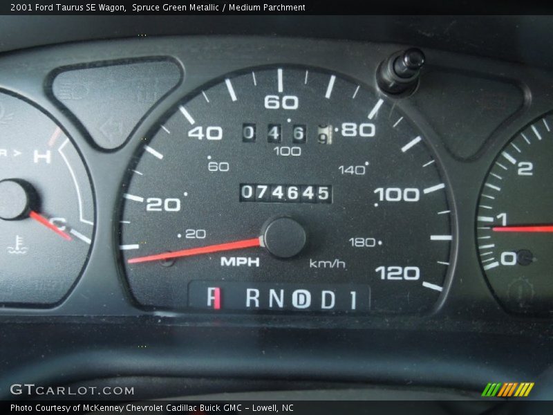 Spruce Green Metallic / Medium Parchment 2001 Ford Taurus SE Wagon