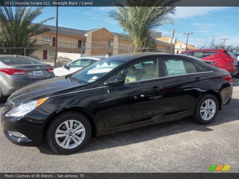 Midnight Black / Camel 2013 Hyundai Sonata GLS