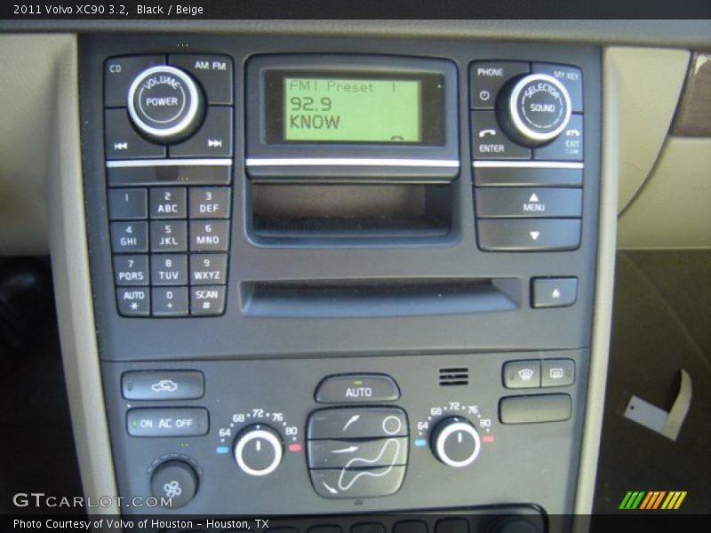 Black / Beige 2011 Volvo XC90 3.2