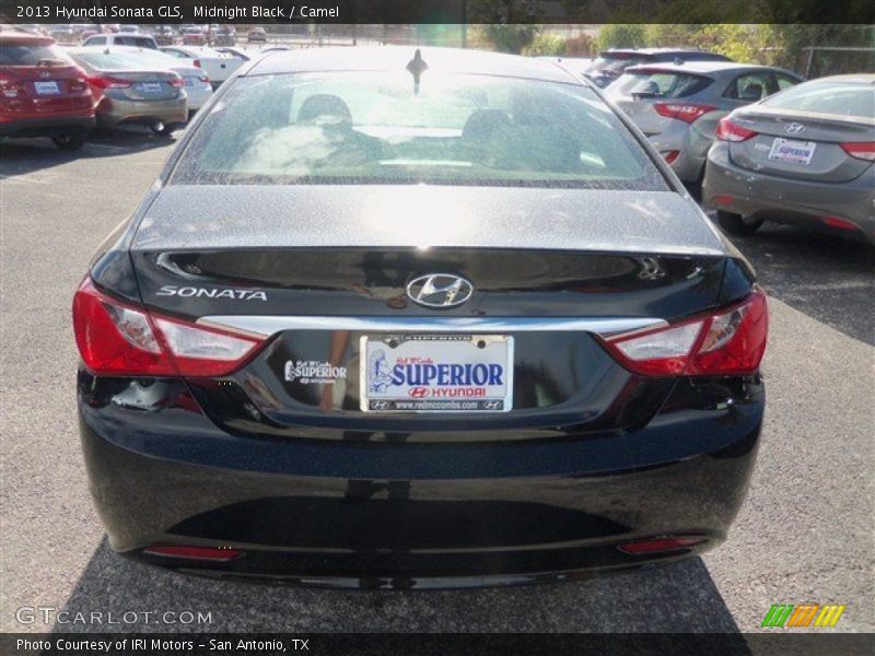 Midnight Black / Camel 2013 Hyundai Sonata GLS