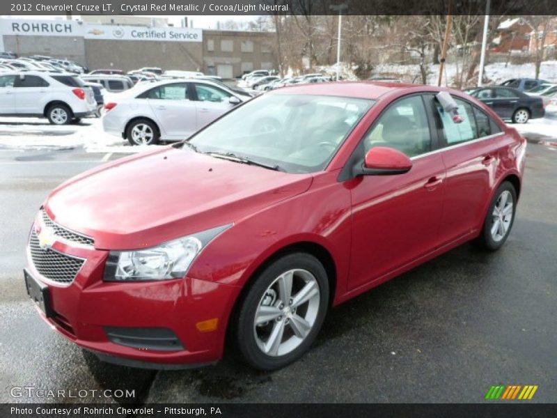 Crystal Red Metallic / Cocoa/Light Neutral 2012 Chevrolet Cruze LT