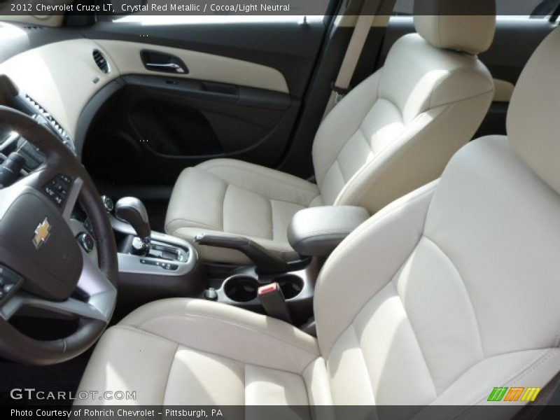 Crystal Red Metallic / Cocoa/Light Neutral 2012 Chevrolet Cruze LT