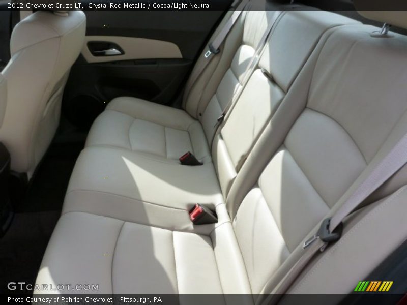 Crystal Red Metallic / Cocoa/Light Neutral 2012 Chevrolet Cruze LT