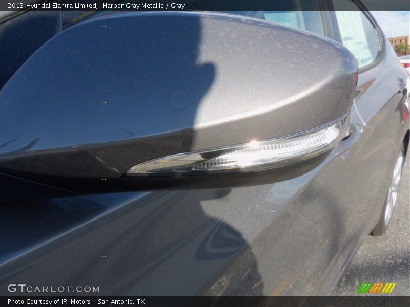 Harbor Gray Metallic / Gray 2013 Hyundai Elantra Limited