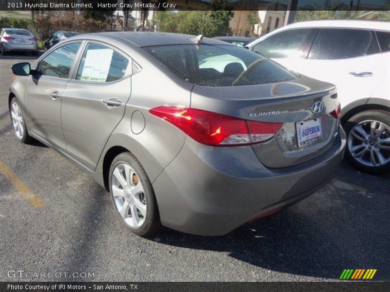 Harbor Gray Metallic / Gray 2013 Hyundai Elantra Limited
