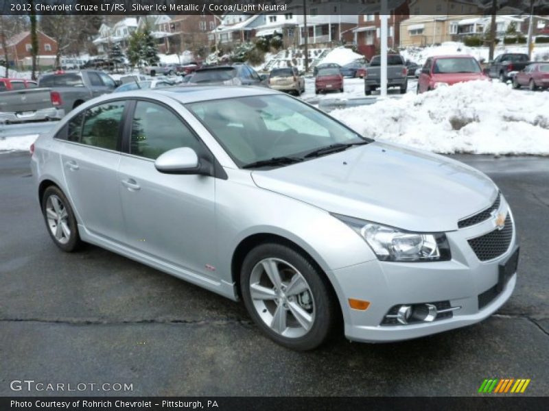 Silver Ice Metallic / Cocoa/Light Neutral 2012 Chevrolet Cruze LT/RS