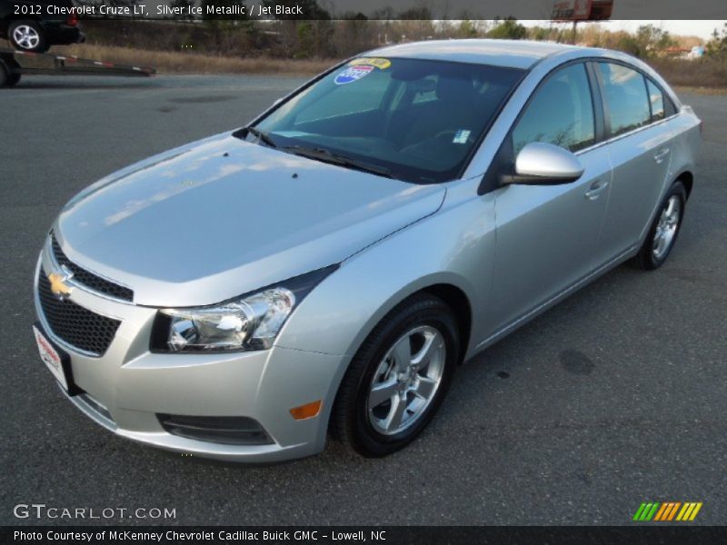Silver Ice Metallic / Jet Black 2012 Chevrolet Cruze LT