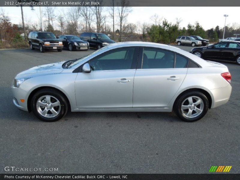 Silver Ice Metallic / Jet Black 2012 Chevrolet Cruze LT