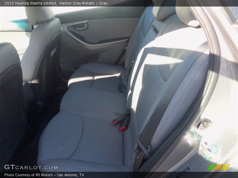 Harbor Gray Metallic / Gray 2013 Hyundai Elantra Limited