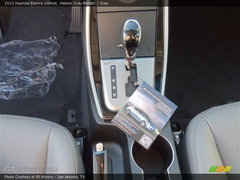 Harbor Gray Metallic / Gray 2013 Hyundai Elantra Limited