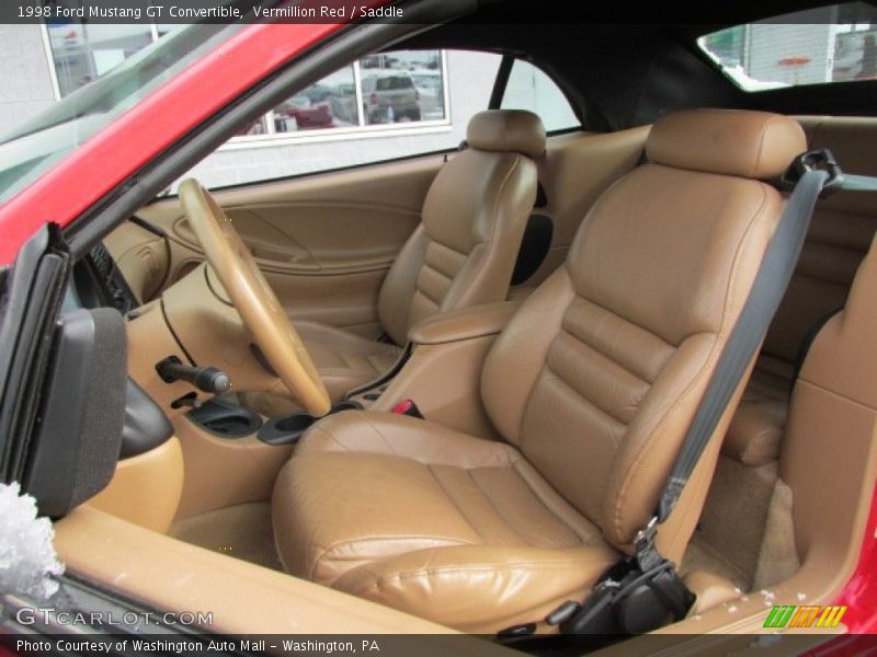  1998 Mustang GT Convertible Saddle Interior