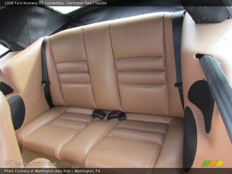 Rear Seat of 1998 Mustang GT Convertible