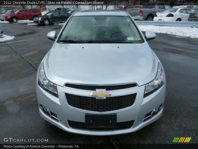 Silver Ice Metallic / Cocoa/Light Neutral 2012 Chevrolet Cruze LT/RS