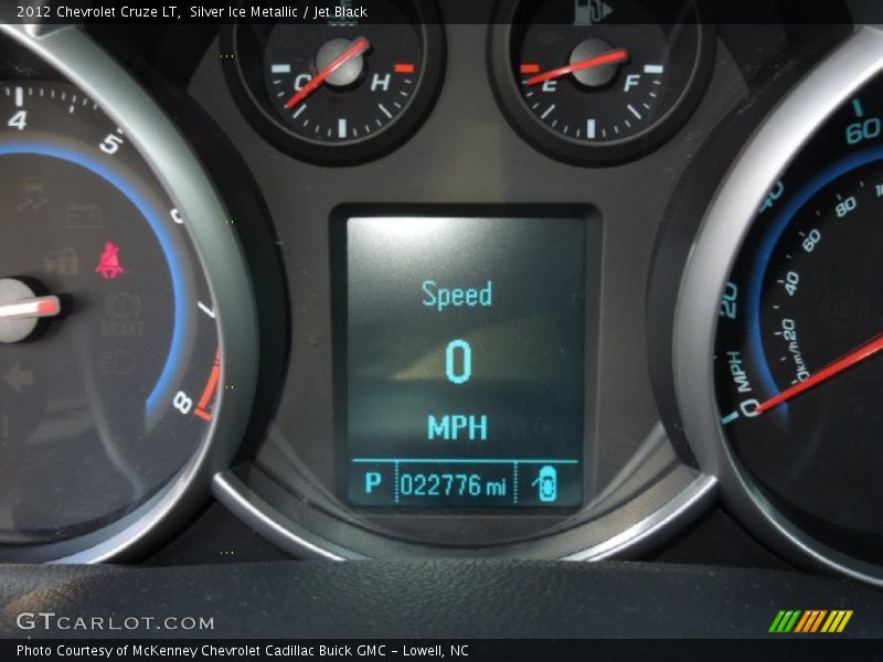 Silver Ice Metallic / Jet Black 2012 Chevrolet Cruze LT