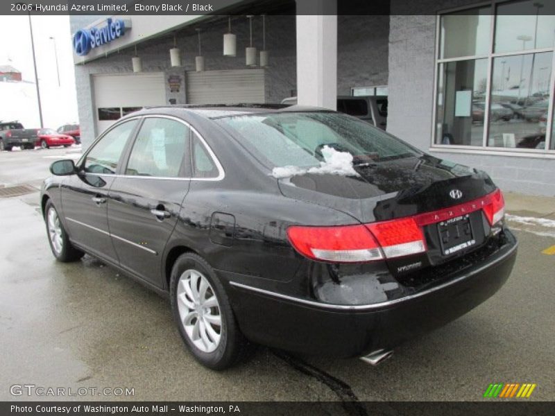 Ebony Black / Black 2006 Hyundai Azera Limited