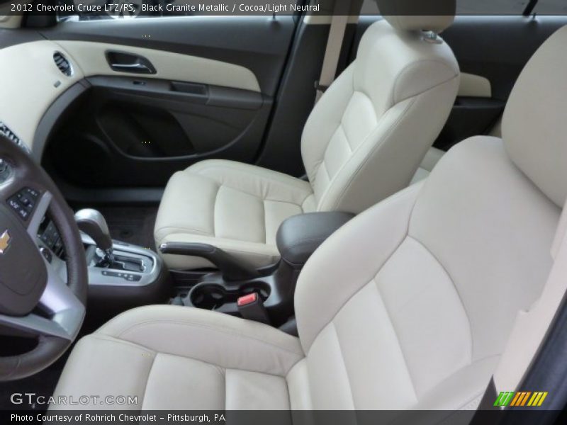 Front Seat of 2012 Cruze LTZ/RS