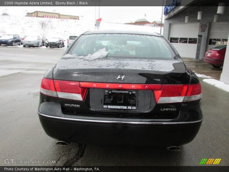 Ebony Black / Black 2006 Hyundai Azera Limited
