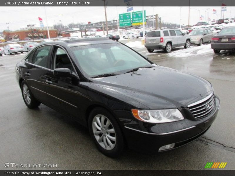 Ebony Black / Black 2006 Hyundai Azera Limited