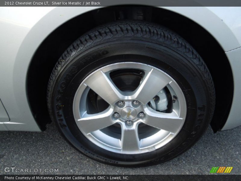 Silver Ice Metallic / Jet Black 2012 Chevrolet Cruze LT
