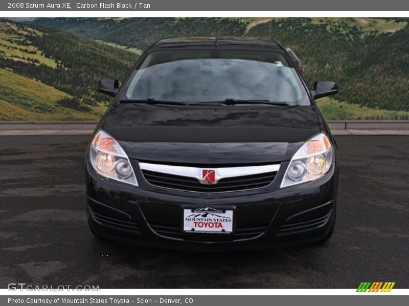 Carbon Flash Black / Tan 2008 Saturn Aura XE