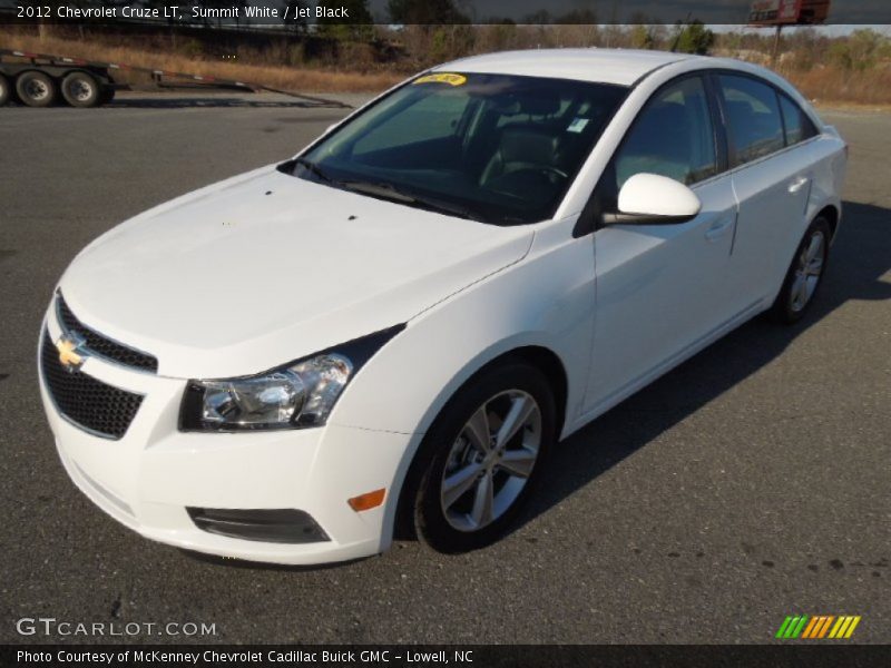 Summit White / Jet Black 2012 Chevrolet Cruze LT