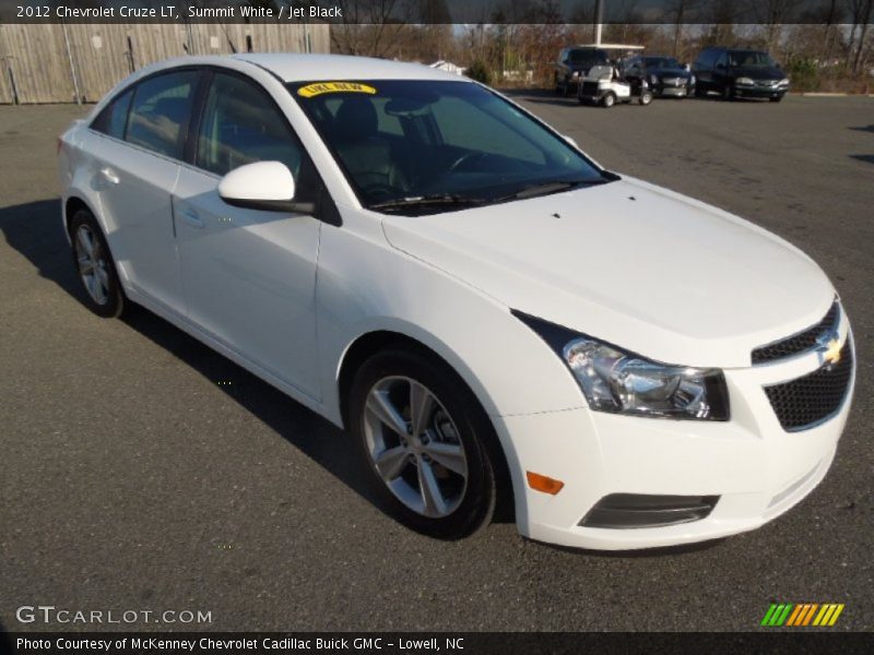 Summit White / Jet Black 2012 Chevrolet Cruze LT