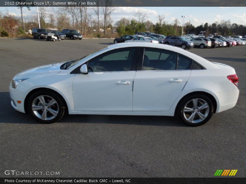 Summit White / Jet Black 2012 Chevrolet Cruze LT