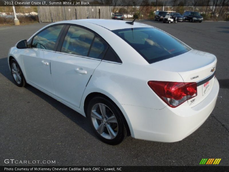 Summit White / Jet Black 2012 Chevrolet Cruze LT