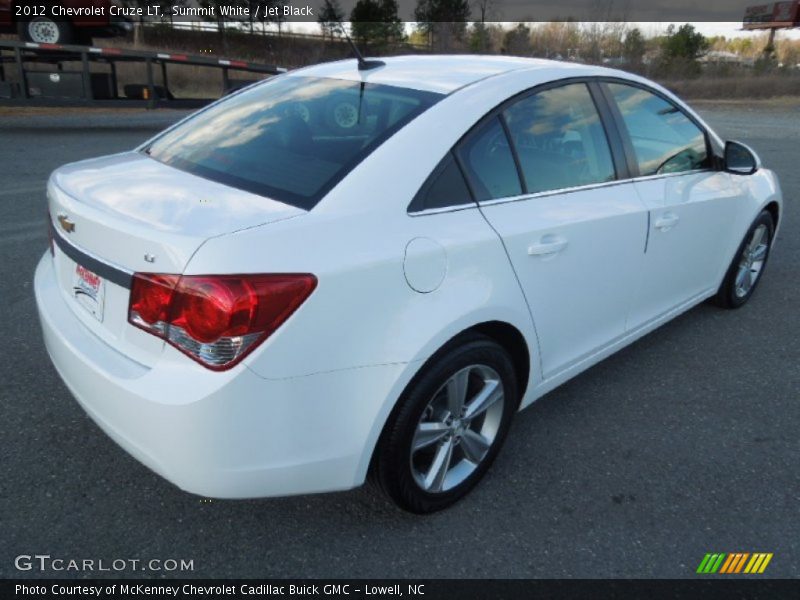Summit White / Jet Black 2012 Chevrolet Cruze LT