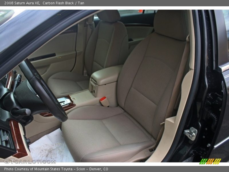 Front Seat of 2008 Aura XE