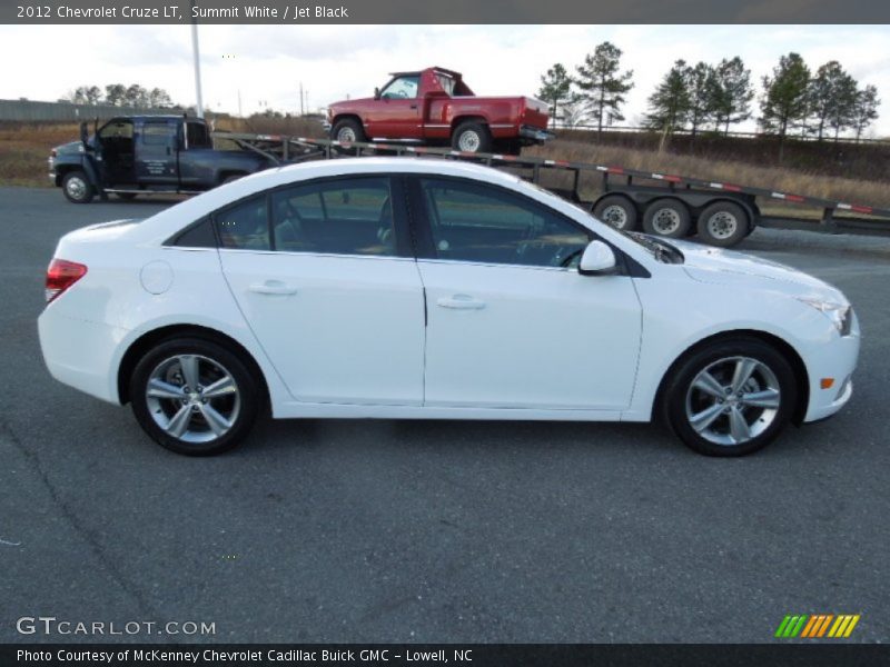 Summit White / Jet Black 2012 Chevrolet Cruze LT