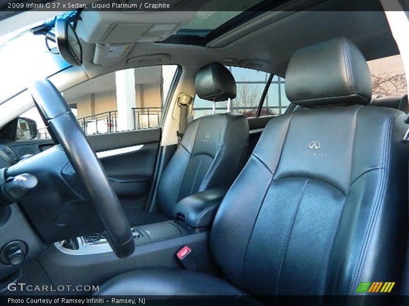 Liquid Platinum / Graphite 2009 Infiniti G 37 x Sedan