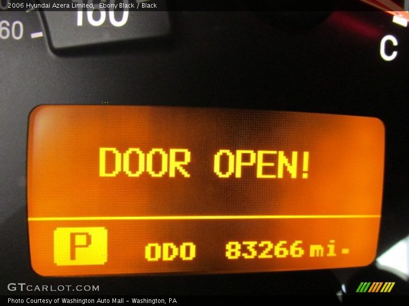 Ebony Black / Black 2006 Hyundai Azera Limited