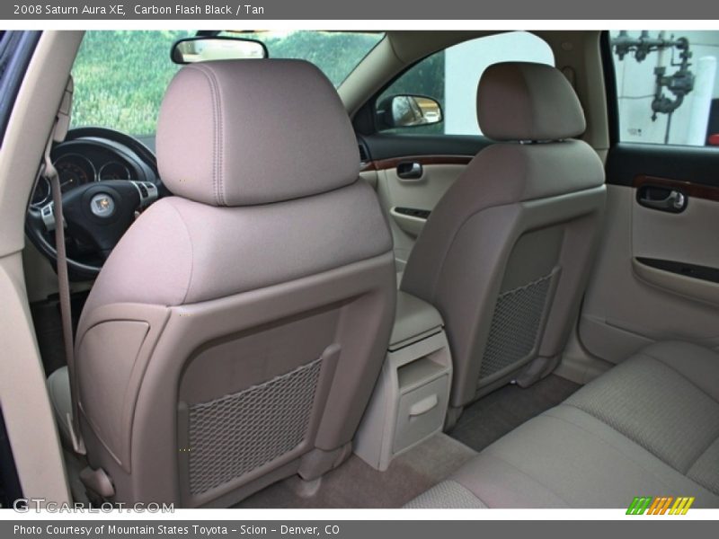 Rear Seat of 2008 Aura XE