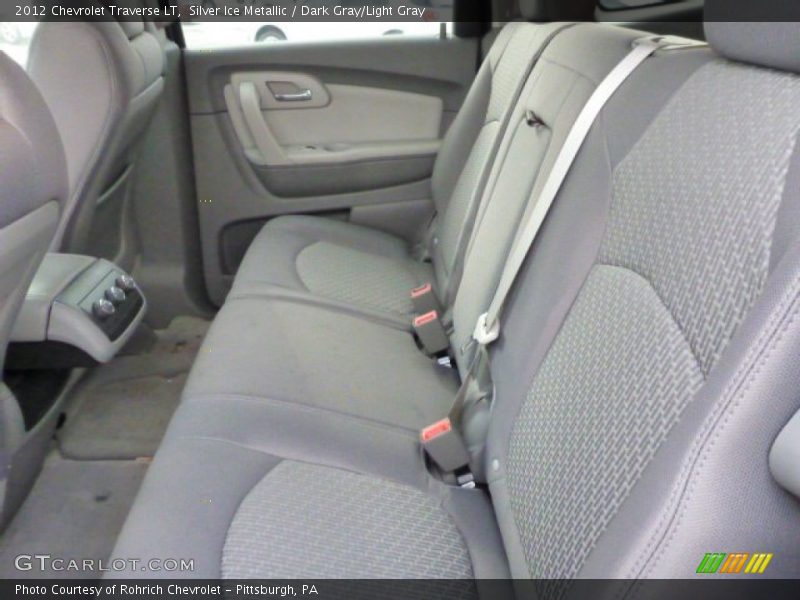 Silver Ice Metallic / Dark Gray/Light Gray 2012 Chevrolet Traverse LT