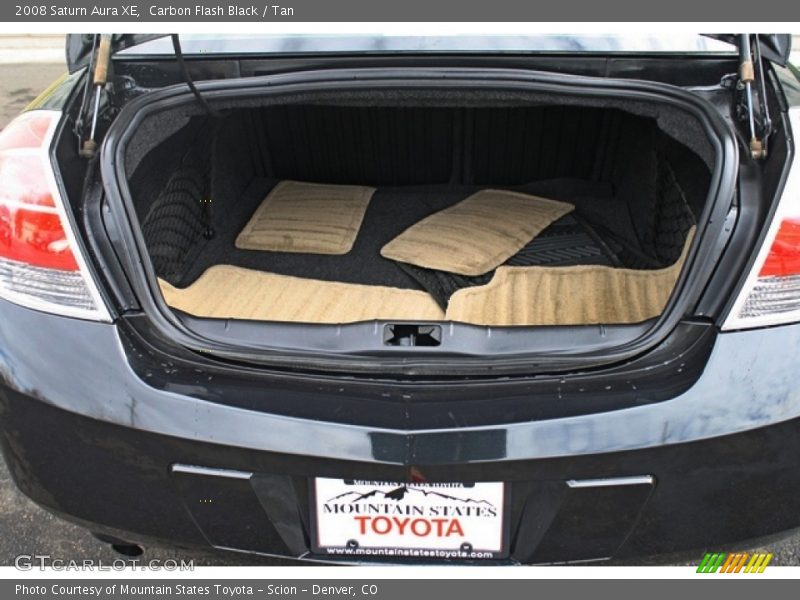 Carbon Flash Black / Tan 2008 Saturn Aura XE