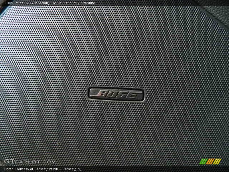 Liquid Platinum / Graphite 2009 Infiniti G 37 x Sedan