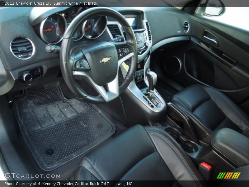 Summit White / Jet Black 2012 Chevrolet Cruze LT