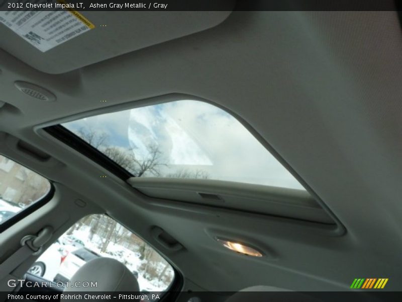 Ashen Gray Metallic / Gray 2012 Chevrolet Impala LT