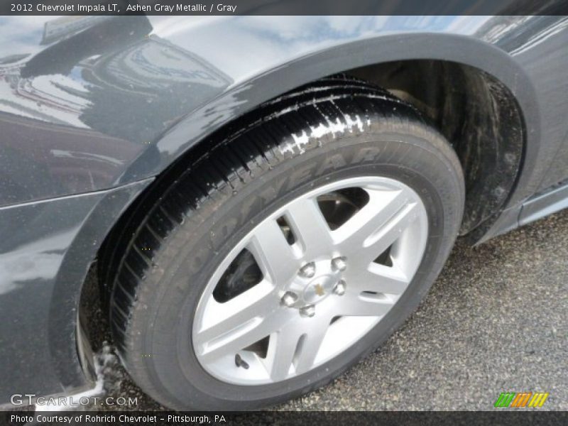 Ashen Gray Metallic / Gray 2012 Chevrolet Impala LT
