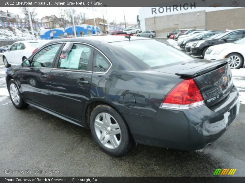 Ashen Gray Metallic / Gray 2012 Chevrolet Impala LT
