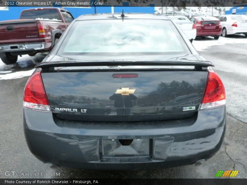 Ashen Gray Metallic / Gray 2012 Chevrolet Impala LT